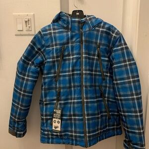 Boulder Gear Blue Plaid Jacket